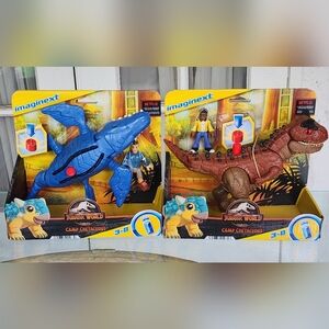 New Imaginext Netflix Series Jurassic World set of 2 Camp Cretaceous, Mosasaurus